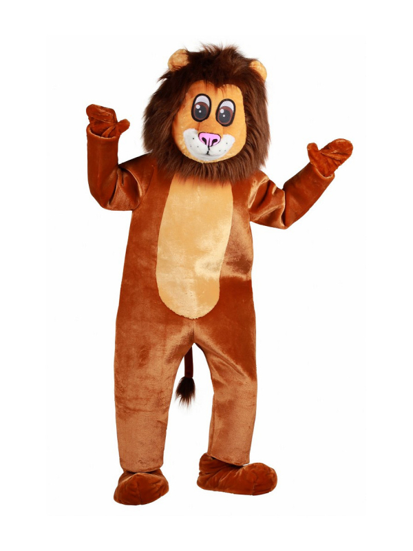 Mascotte de lion adulte complète pour animation et événement