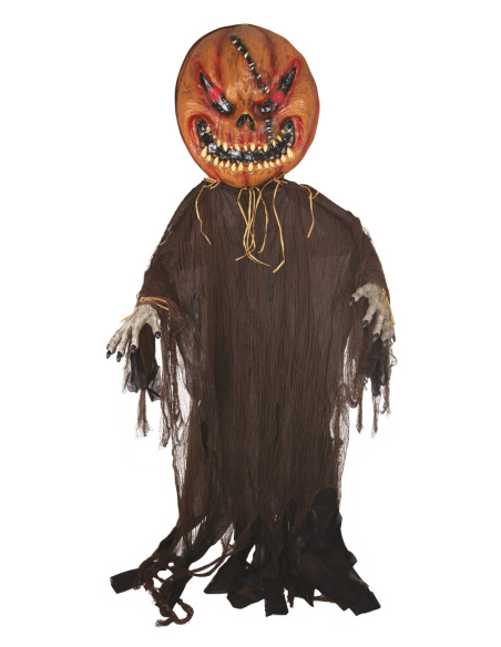 Citrouille maléfique géante lumineuse 3 m – Décoration Halloween XXL