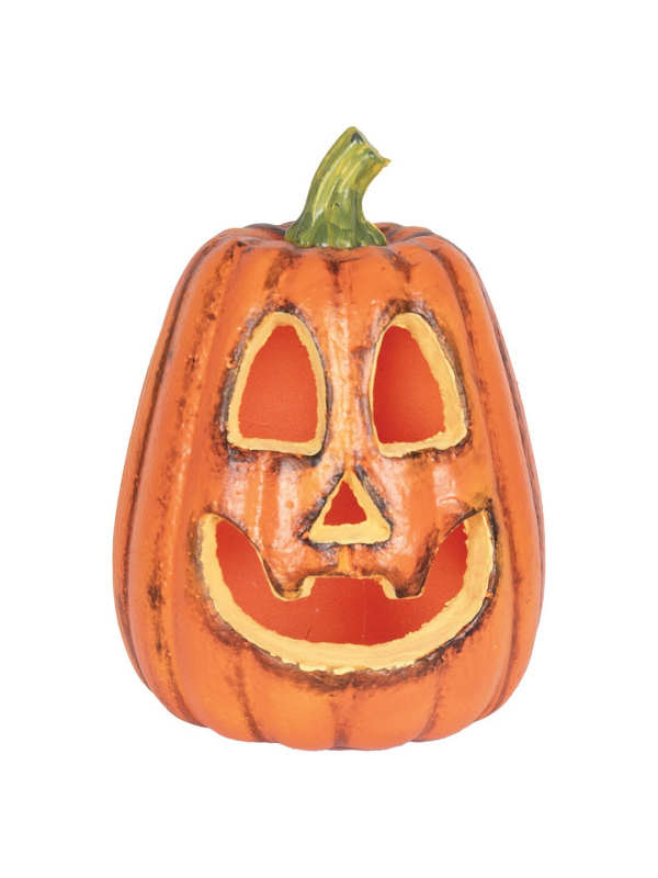Citrouille Halloween lumineuse 26 cm – Jack-o'-lantern orange