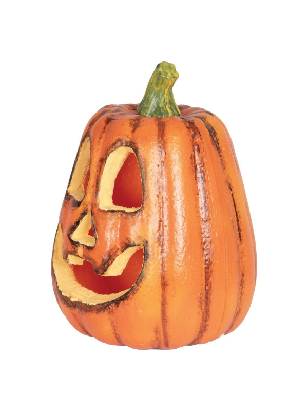 Citrouille Halloween lumineuse 26 cm – Jack-o'-lantern orange