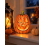 Citrouille Halloween lumineuse 26 cm – Jack-o'-lantern orange