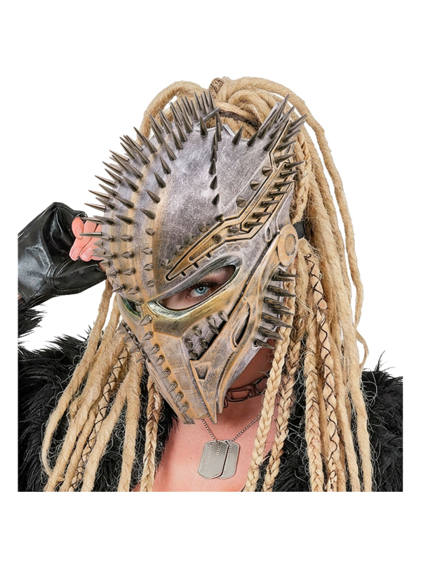 Masque guerrier futuriste clouté adulte – Style post-apocalyptique