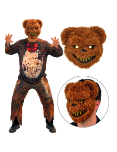 Déguisement ours zombie homme – Combinaison et masque terrifiant 2