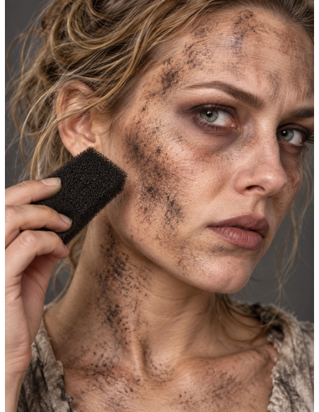 Éponge à pointiller maquillage FX noire – Smiffys