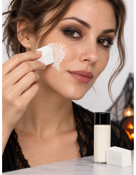 Latex liquide maquillage FX blanc 28 ml avec éponge – Smiffys