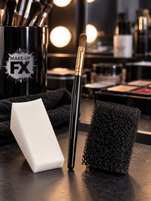 Set accessoires maquillage FX – pinceau, éponge et éponge à pointiller