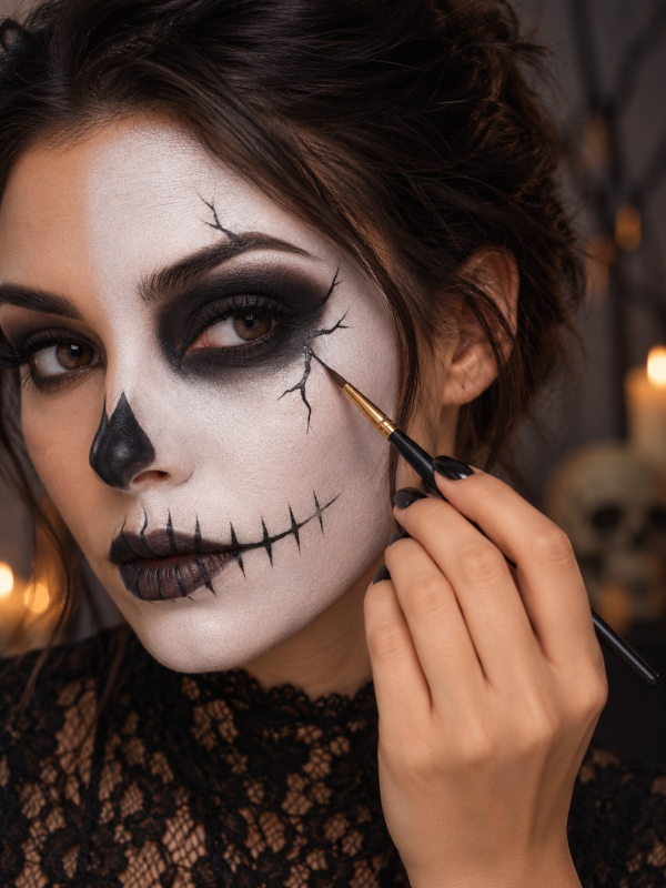 Set accessoires maquillage FX – pinceau, éponge et éponge à pointiller