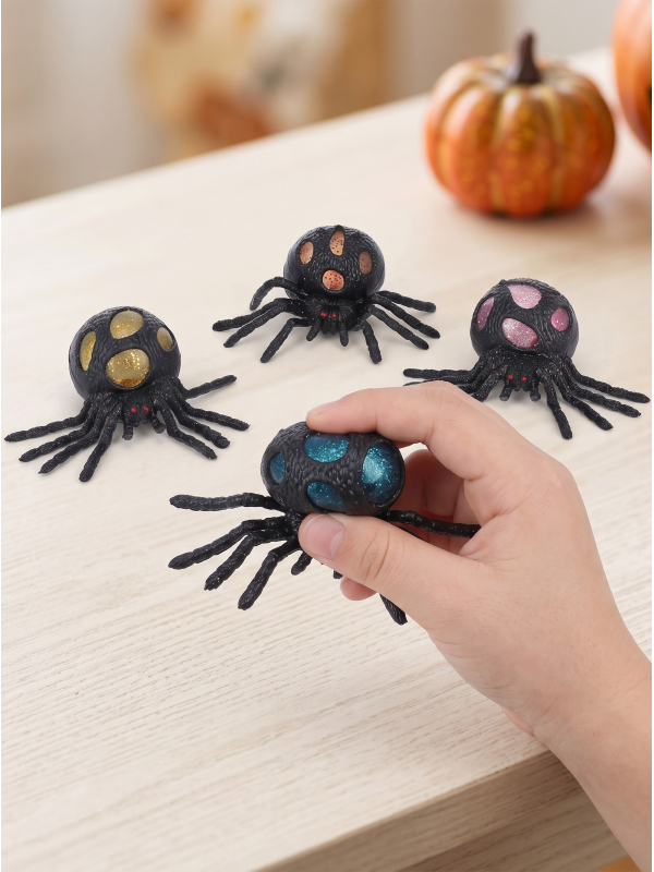 Araignées scintillantes extensibles – Boite de 12 pcs
