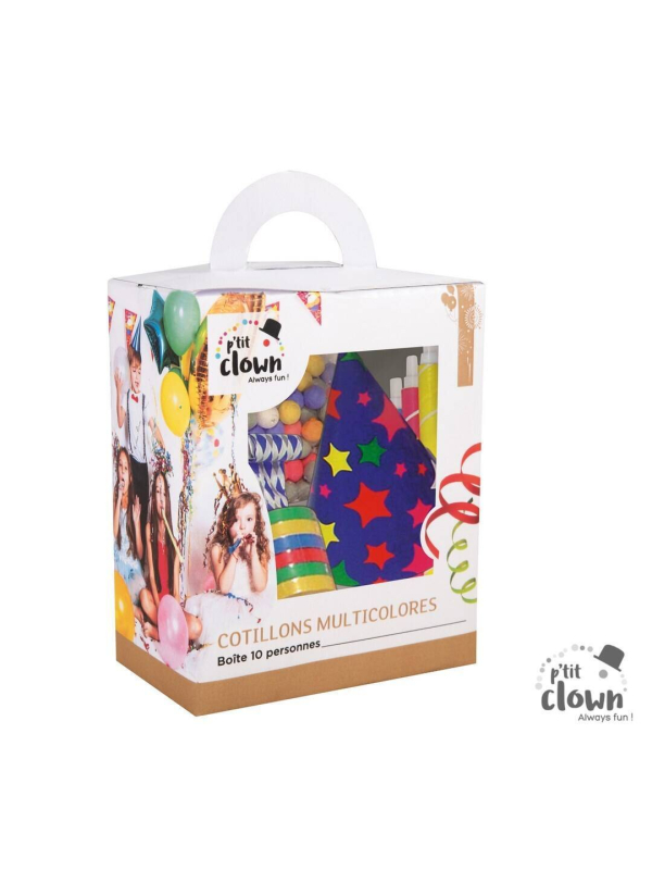 Kit cotillons multicolore 10 personnes