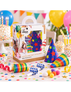 Kit cotillons multicolore 10 personnes