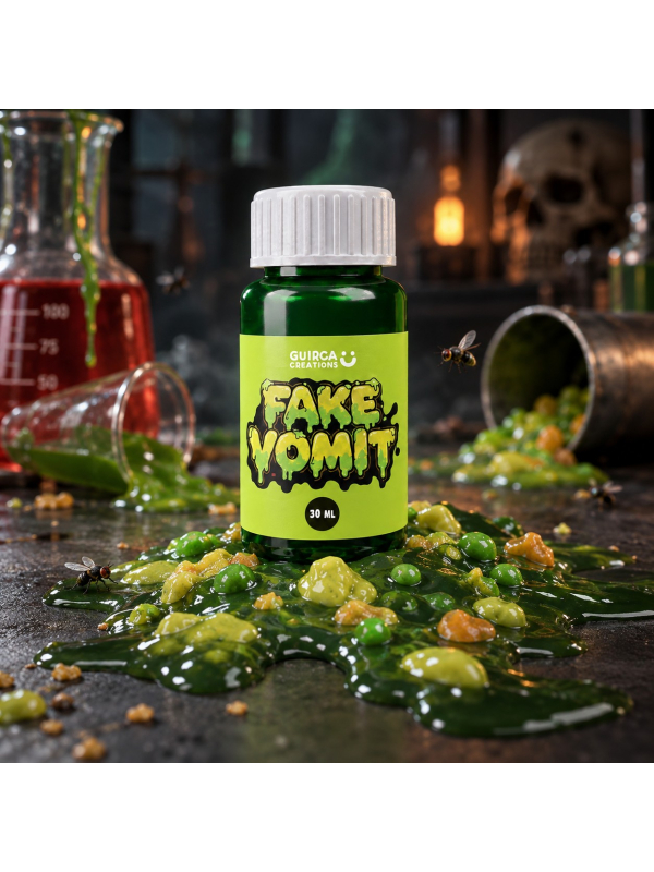 Faux vomi vert 30 ml Guirca – Effet spécial Halloween