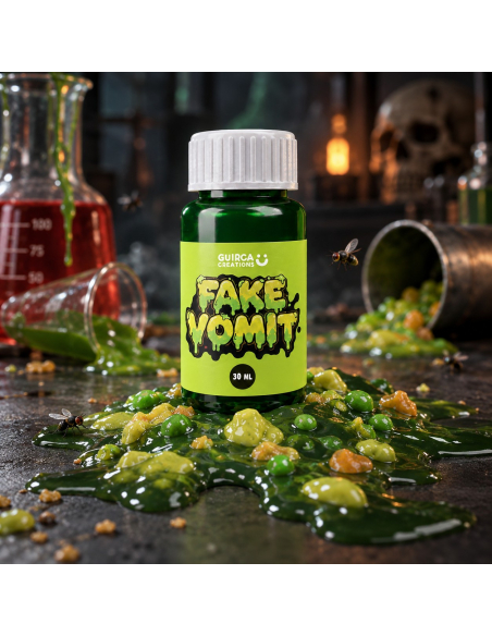 Faux vomi vert 30 ml Guirca – Effet spécial Halloween