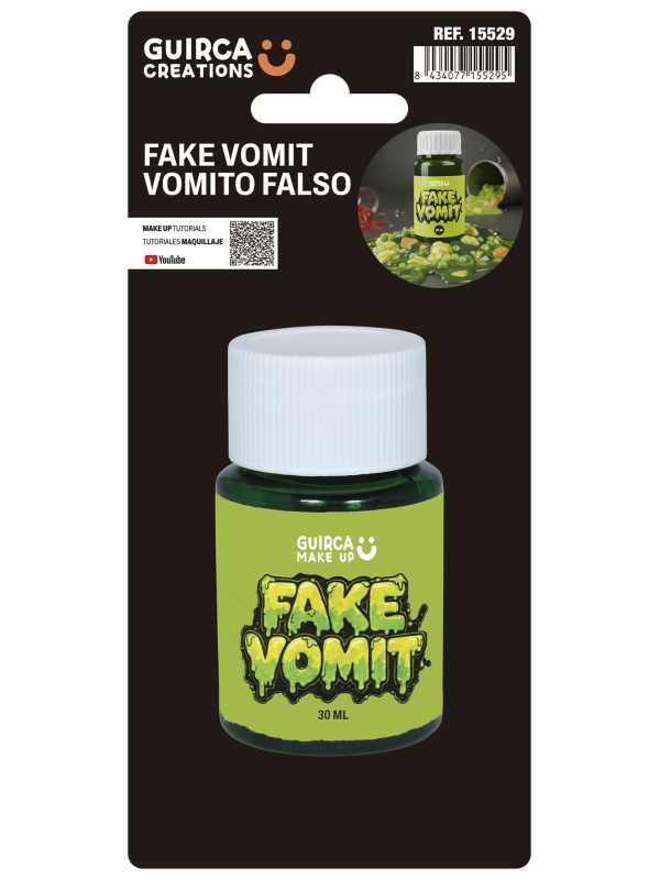 Faux vomi vert 30 ml Guirca – Effet spécial Halloween