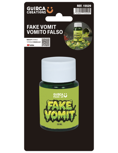 Faux vomi vert 30 ml Guirca – Effet spécial Halloween
