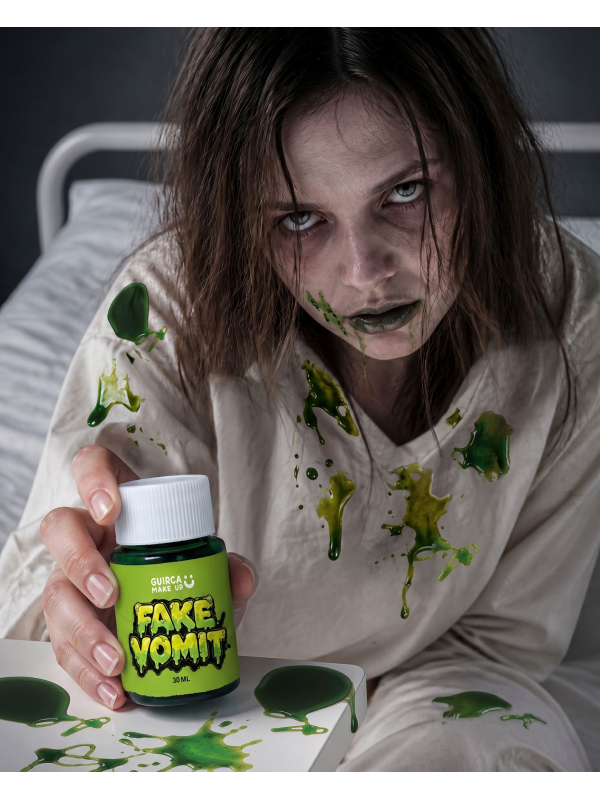 Faux vomi vert 30 ml Guirca – Effet spécial Halloween