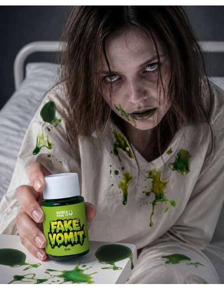 Faux vomi vert 30 ml Guirca – Effet spécial Halloween