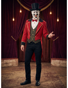 Déguisement Monsieur Loyal sinistre homme – Masque et chapeau