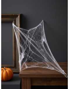 Toile d’araignée blanche Halloween – 20 g