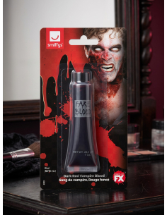 Faux sang vampire rouge foncé 28 ml – Smiffys