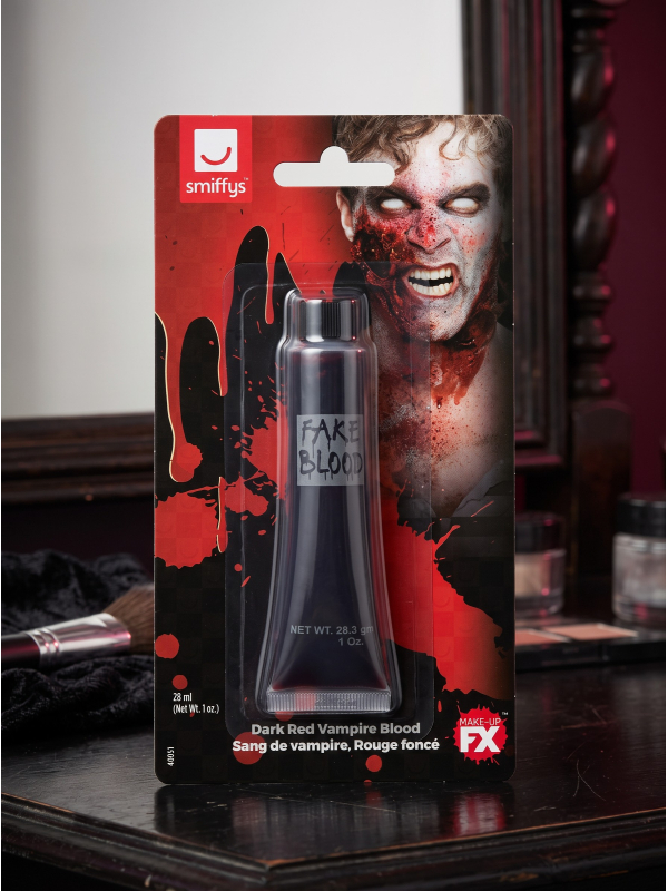 Faux sang vampire rouge foncé 28 ml – Smiffys