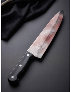 Couteau de boucher sanglant Ghost Face® (38 cm) 2