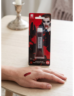 Faux sang rouge Smiffys en tube 28,3 ml pour Halloween