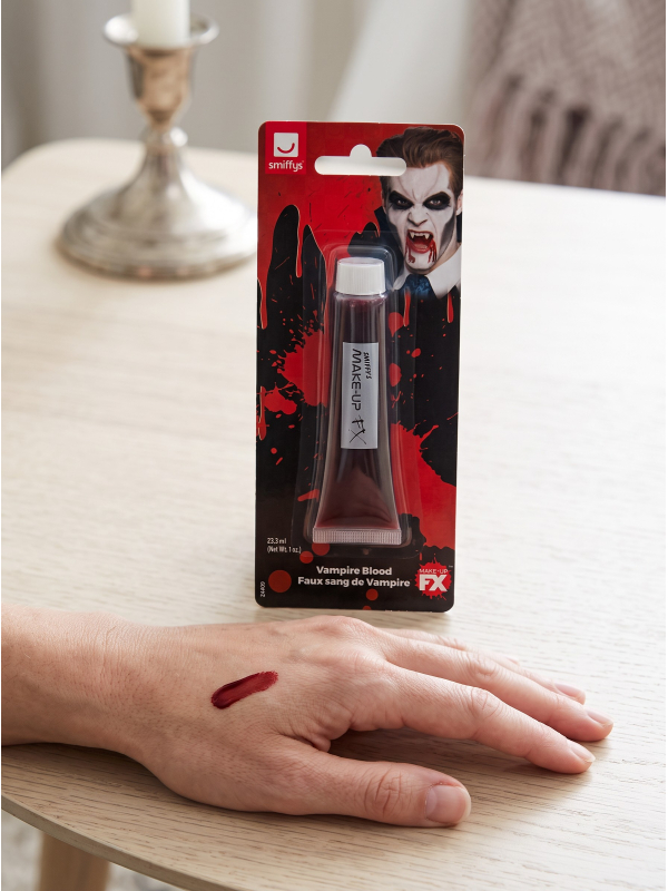 Faux sang rouge Smiffys en tube 28,3 ml pour Halloween