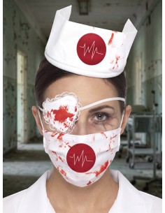 Kit infirmière ensanglantée Halloween – 3 accessoires