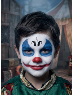Kit maquillage clown avec stickers – Halloween et Carnaval