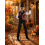Zombie Barbier Animatronic 213 cm – Décoration Halloween avec Effet LED et Mouvement Animée