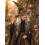 Chapeau sorcière premium olive avec plume – Minerva