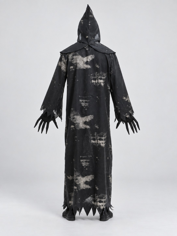 Déguisement faucheur d’âmes homme – Tunique, capuche et gants