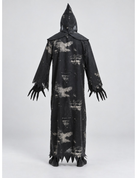 Déguisement faucheur d’âmes homme – Tunique, capuche et gants