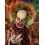 Perruque clown sinistre adulte verte effet sang – Halloween