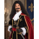 Perruque mousquetaire noire homme – Longue et bouclée