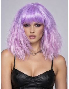 Perruque Manic Panic® Fleurs du Mal® rose & violet – Trash Goddess®