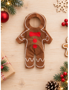 Déguisement pain d’épices pour lutin farceur – 26,5 cm 2