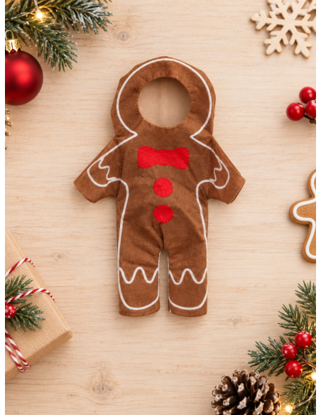 Déguisement pain d’épices pour lutin farceur – 26,5 cm