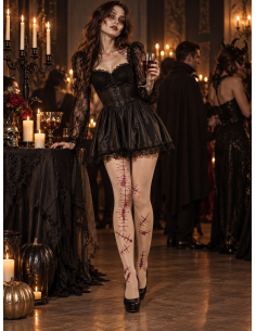 collant-halloween-femme-cicatrices-sanglantes 2
