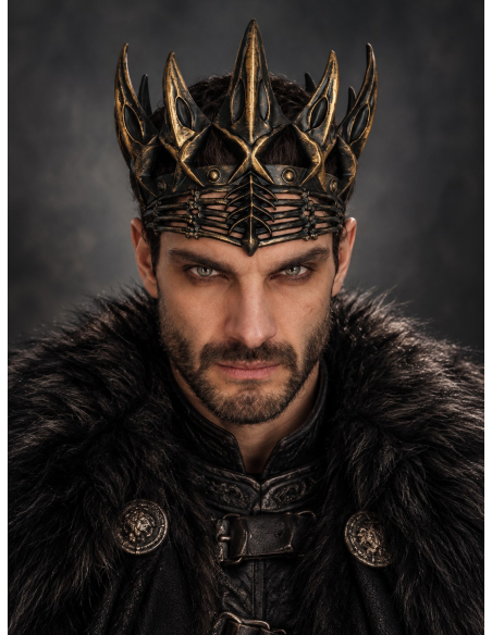 couronne-roi-homme-noir-dore-medieval
