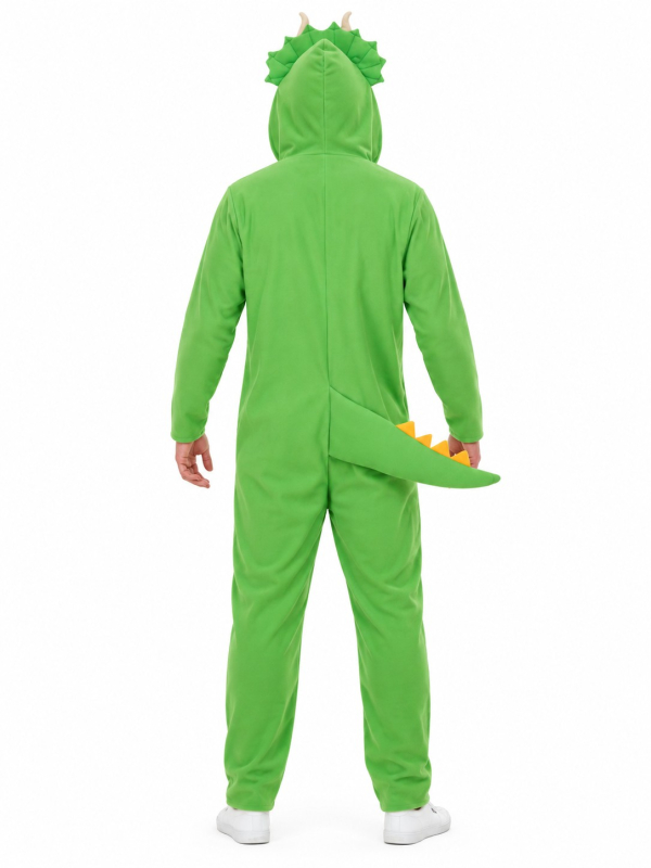Déguisement dinosaure Triceratops adulte vert –...