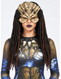 Déguisement alien guerrière femme – Combinaison et masque latex 2
