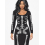 Déguisement squelette femme Halloween – Robe longue noire