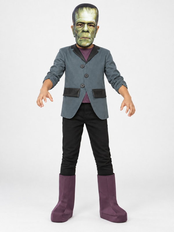 Déguisement Frankenstein enfant Universal Monsters officiel face