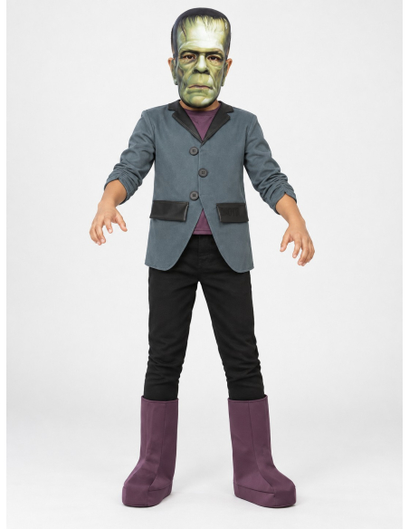 Déguisement Frankenstein enfant Universal Monsters officiel face