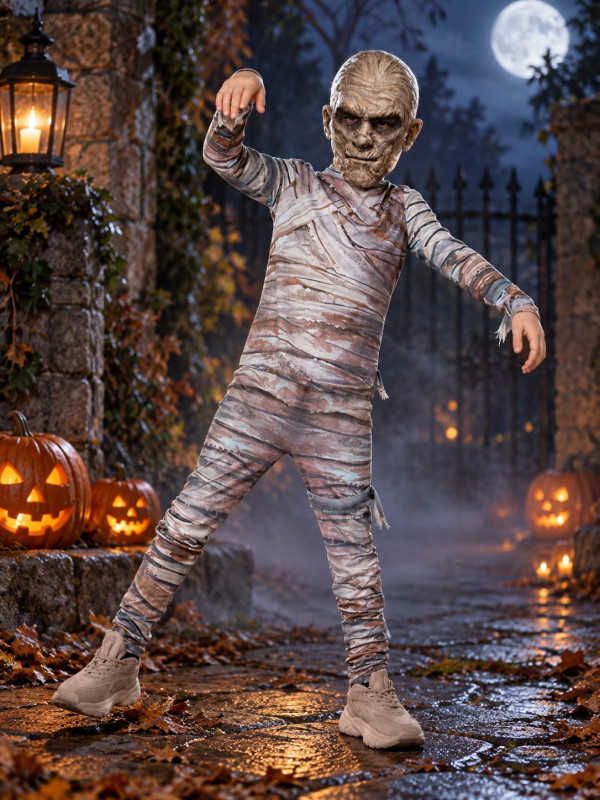Déguisement Momie Universal Monsters enfant avec masque
