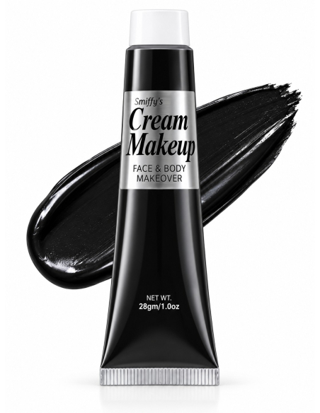 Maquillage noir visage et corps 28 ml – Halloween et carnaval