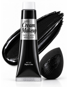 Maquillage noir visage et corps 28 ml – Halloween et carnaval