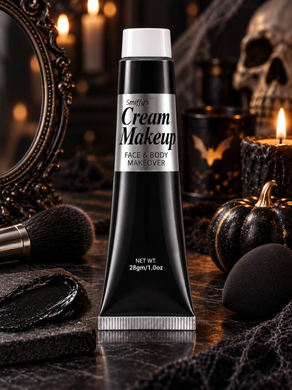 Maquillage noir visage et corps 28 ml – Halloween et carnaval