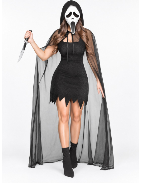 Déguisement Ghost Face® Femme – Costume Halloween Glam (Édition 30e Anniversaire 1996–2026)